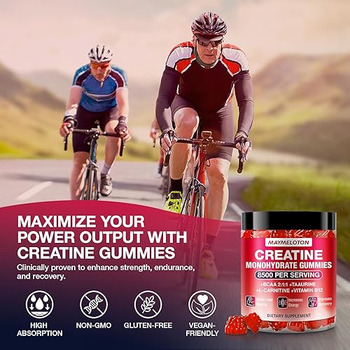Miniatura 7 de Gomitas de creatina 0.18 oz para hombres, 60 unidades