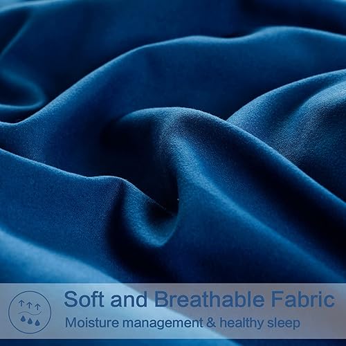 Miniatura 4 de EASELAND - Edredón con relleno alternativo acolchado, suave, para todas las estaciones con presillas en las esquinas, para invierno, verano, cálido,