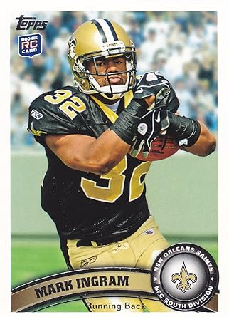 2011 Topps Mark Ingram Rc Rookie Card At Amazon S Sports Collectibles Store