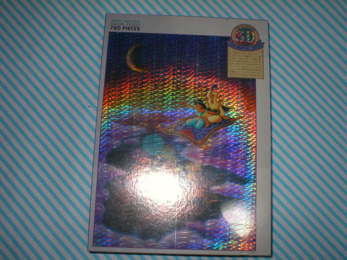 ディズニー ジグソーパズル 780ピース アラジン 3Dホログラム Amazon