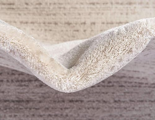 Miniatura 7 de Unique Loom Uptown Collection by Jill Zarin Collection - Alfombra de área moderna con textura de llave griega (4 pies x 6 pies)