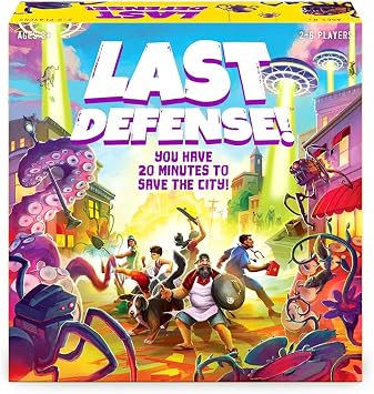Funko Games Funko Board Signature Last Defense Game - Light Strategy Board Game for Children & Adults Ages 10+ - 2-4 Players - Collectible Vinyl Figure - Gift Idea