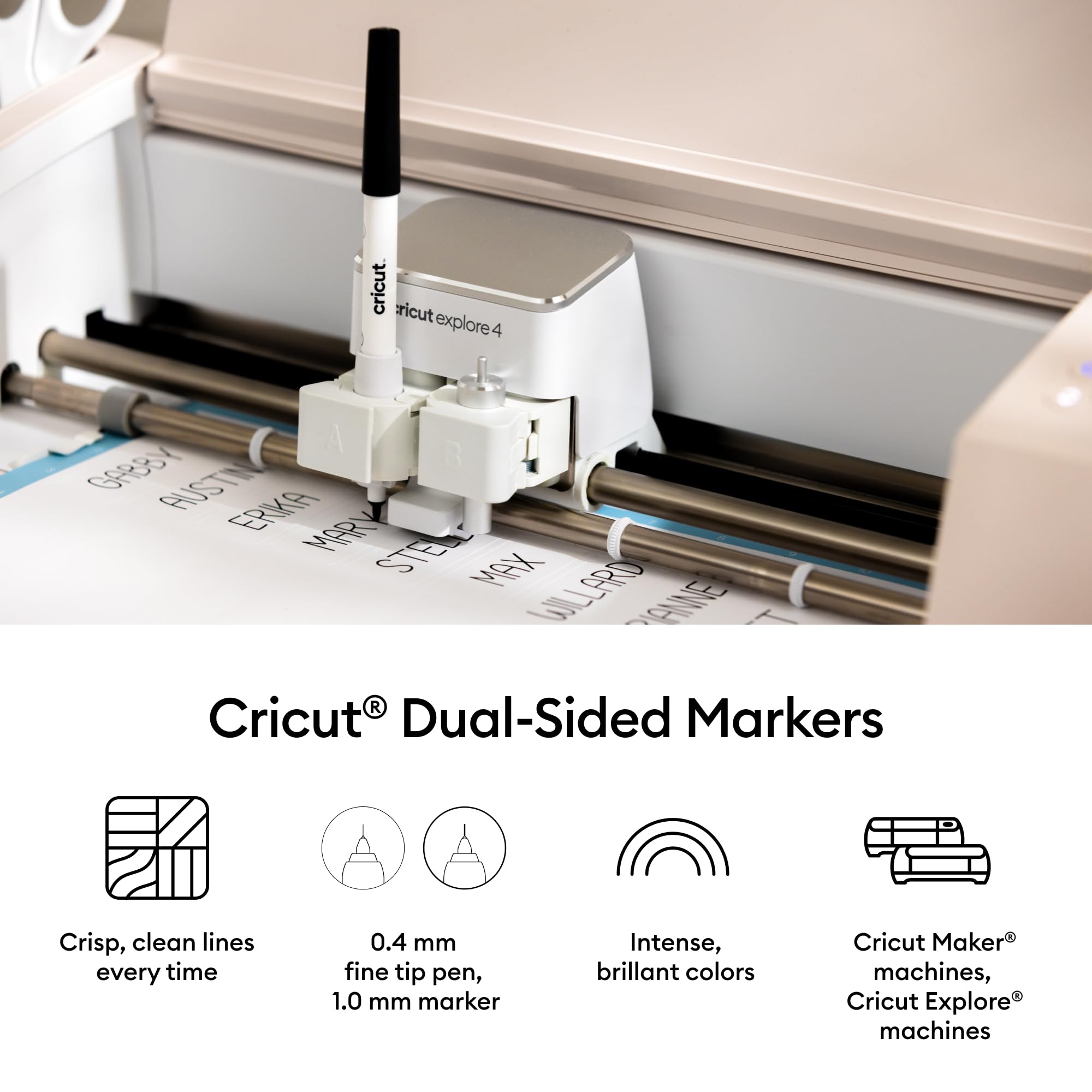 Cricut Penne bifacciali, set finale (22 pezzi)