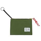 Rough Enough Passport Wallet for Men Women Compact Travel Pouch for Documents ID Essentials with Key Ring Heavy Duty Canvas