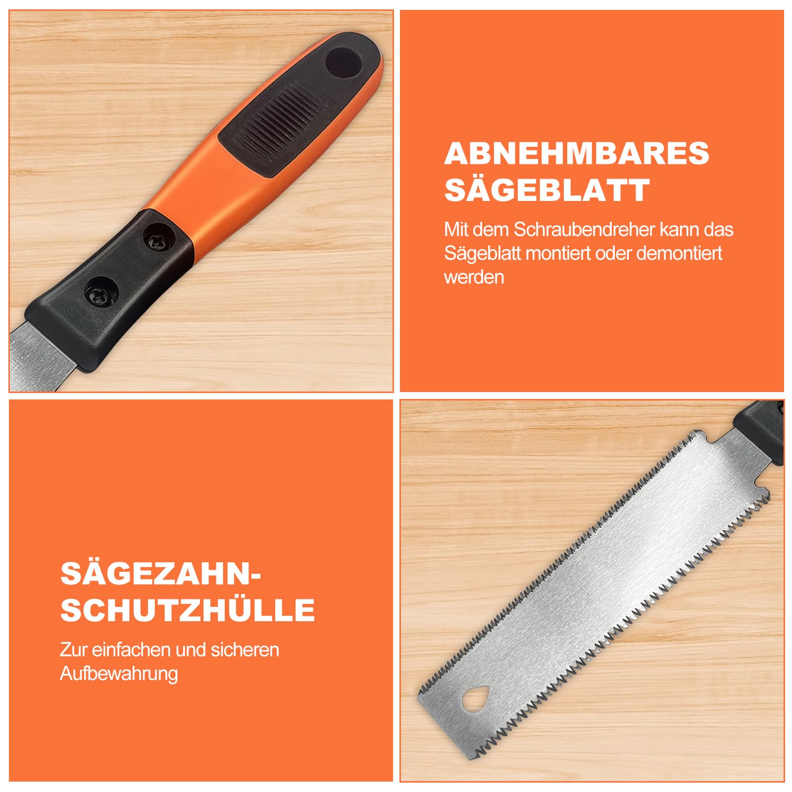 Japanische Zugsäge Bündigschnitt - SK5 Stahl Holzsäge Für Präzise Schnitte