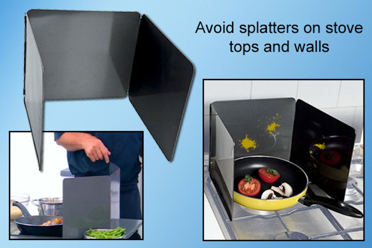 Pantalla de Cocina antisalpicaduras (Metal)