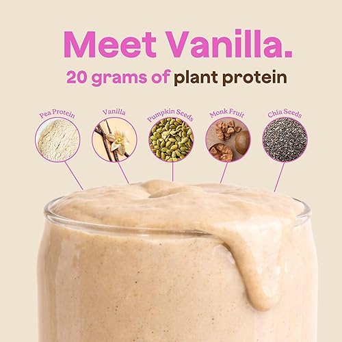 Miniatura 3 de The Bomb Co. - Proteína vegetal Bomb, proteína en polvo con 0.71 onzas de proteína, aminoácidos, cero azúcar, proteína de guisante, semillas de