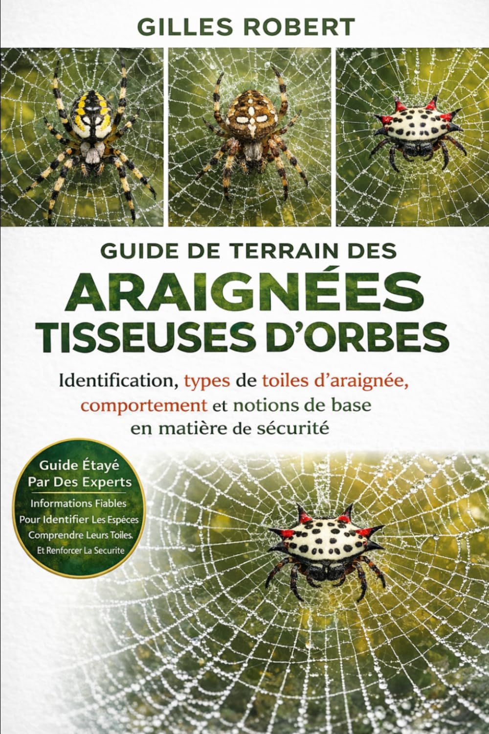 GUIDE DE TERRAIN DES ARAIGNÉES TISSEUSES D'ORBES: Identification, types de toiles d'araignée, comportement et notions de base en matière de sécurité