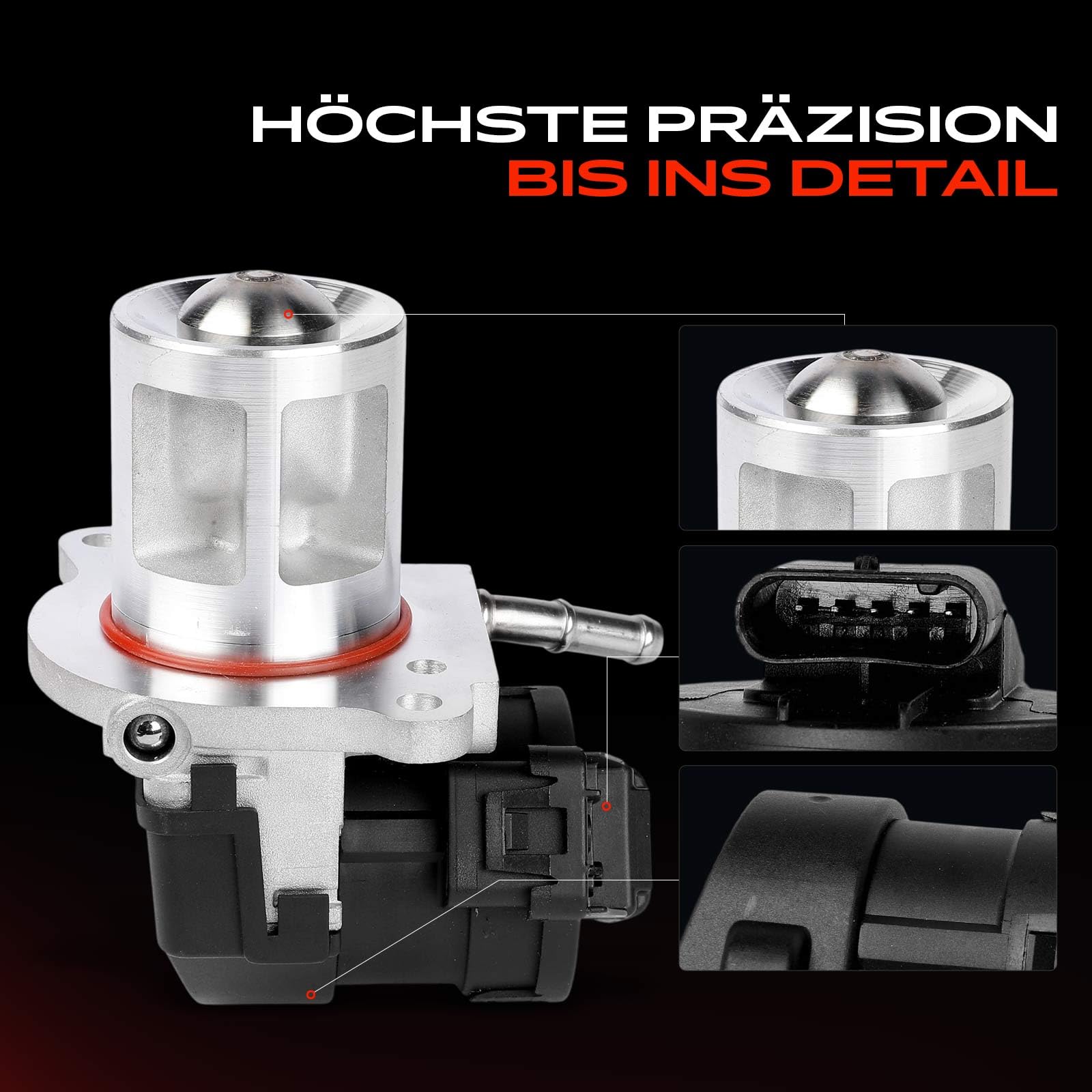 Frankberg Válvula EGR (válvula de recirculación de gases de escape) diésel | Compatible con: CLS Shooting Brake X218, Clase E W212, Clase S V221 W221, GLE W166, Clase GLK X204, Clase M W166