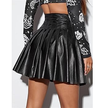 Amazon.com: Andongnywell Women's Mini Skirts High Waist PU Amazon.com: Andongnywell Women's Mini Skirts High Waist PU