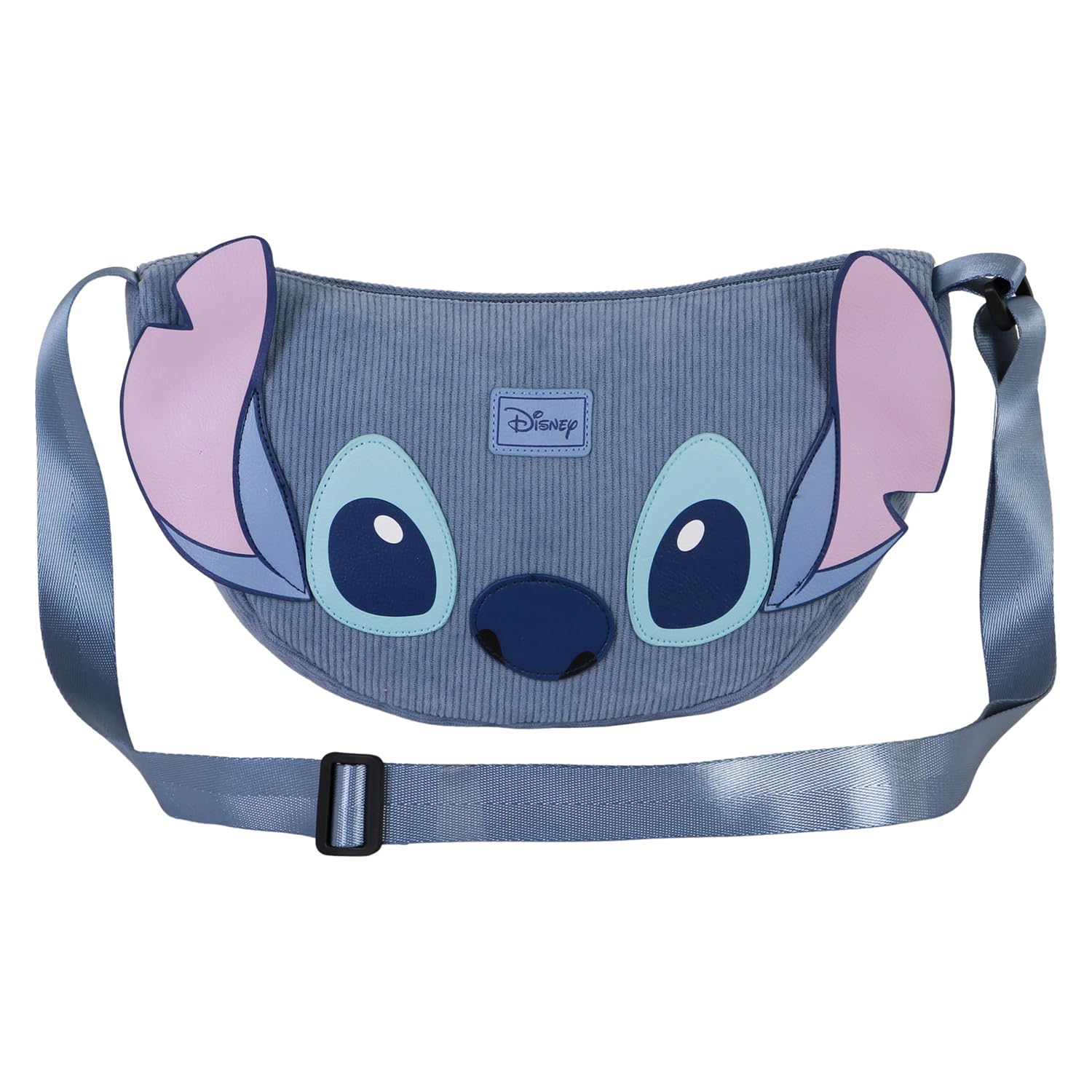 Disney Lilo et Stitch Sight-Sac à Bandoulière Oval Roy, Bleu, 34 x 20 cm