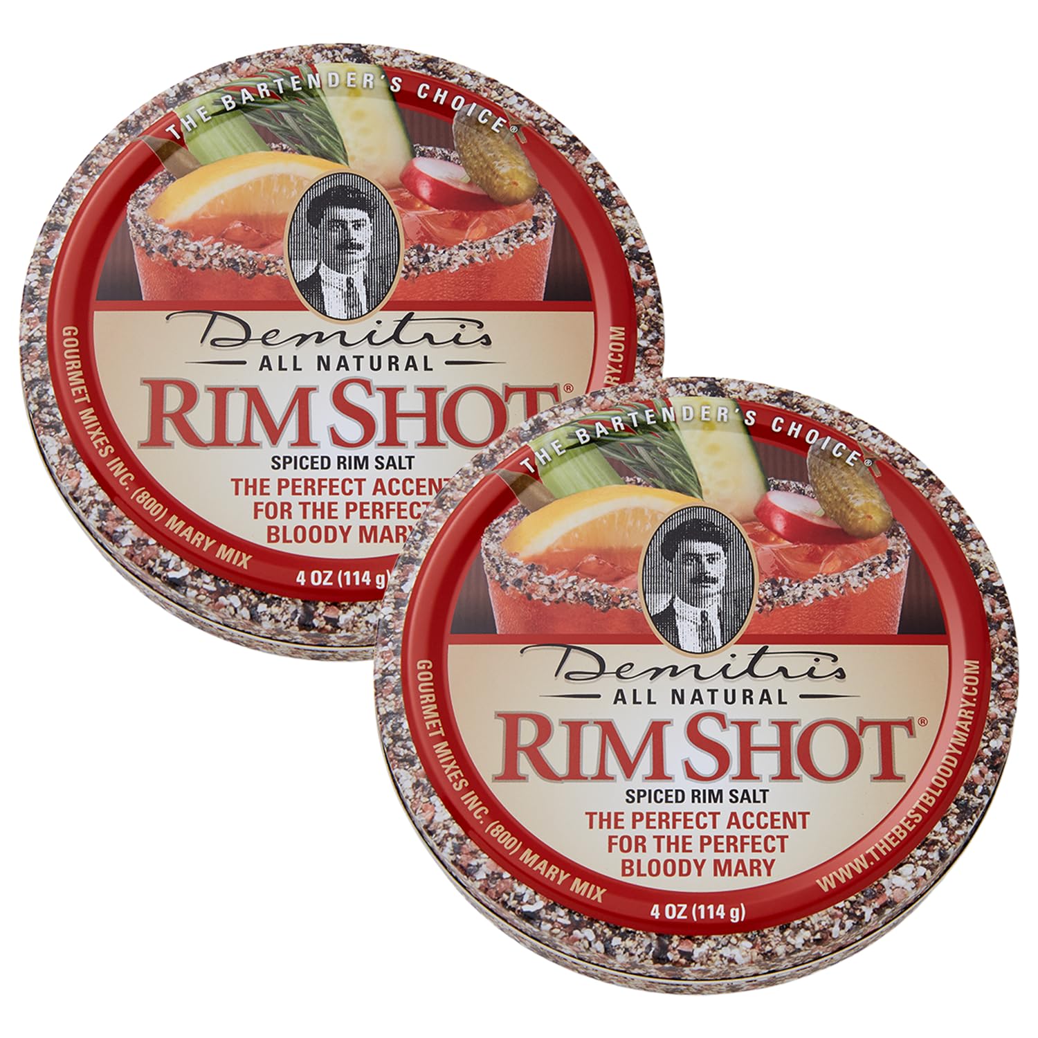 Amazon.com: Demitri's RimShot Bloody Mary Rim Salt – Made With