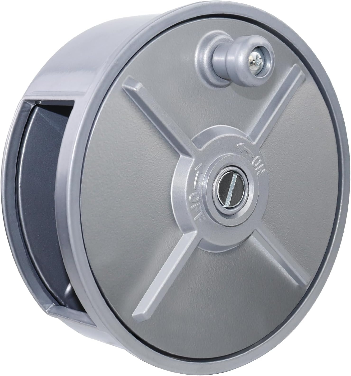 Tie Wire Reel Coil Holder Wheel, 6.25" Lightweight Aluminum Tie Wire Reel Wheel with Rewind Knob &Built-in Belt Loops,Left Handed and Right Handed, Great for Ironworker Rebar Worker