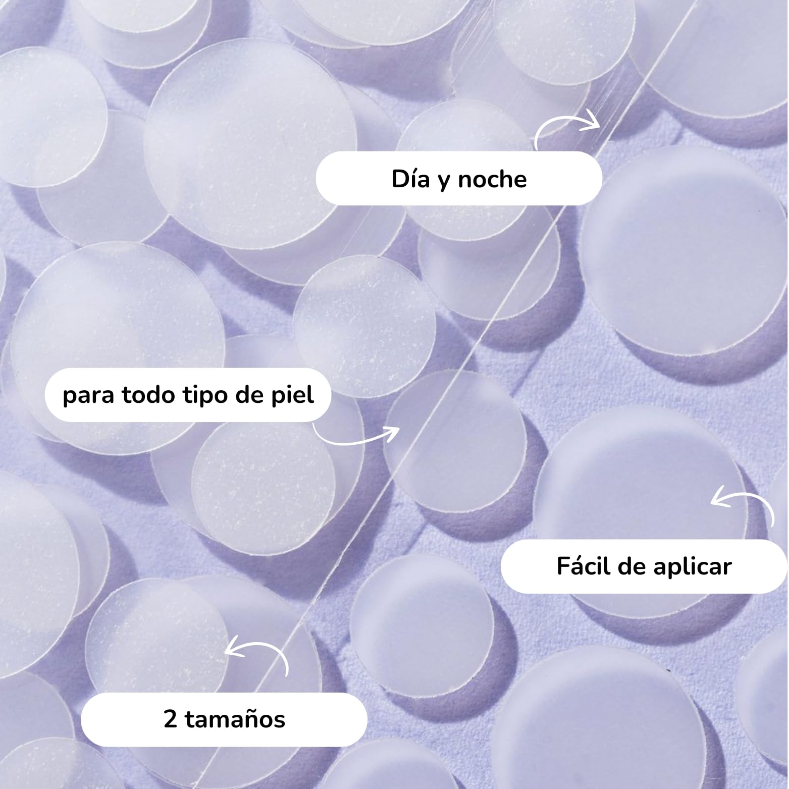 Korean Patch Acne - Anti-acné - Hidrocoloides - Elimina las impurezas del grano en 6-8 horas durante la noche - Caja de 36 parches