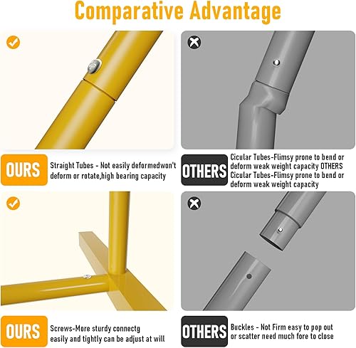 Miniatura 2 de Soporte de telón de fondo de arco, soporte de telón de fondo arqueado de globo de boda de 7.2 pies, marco de metal de arco cuadrado para decoración