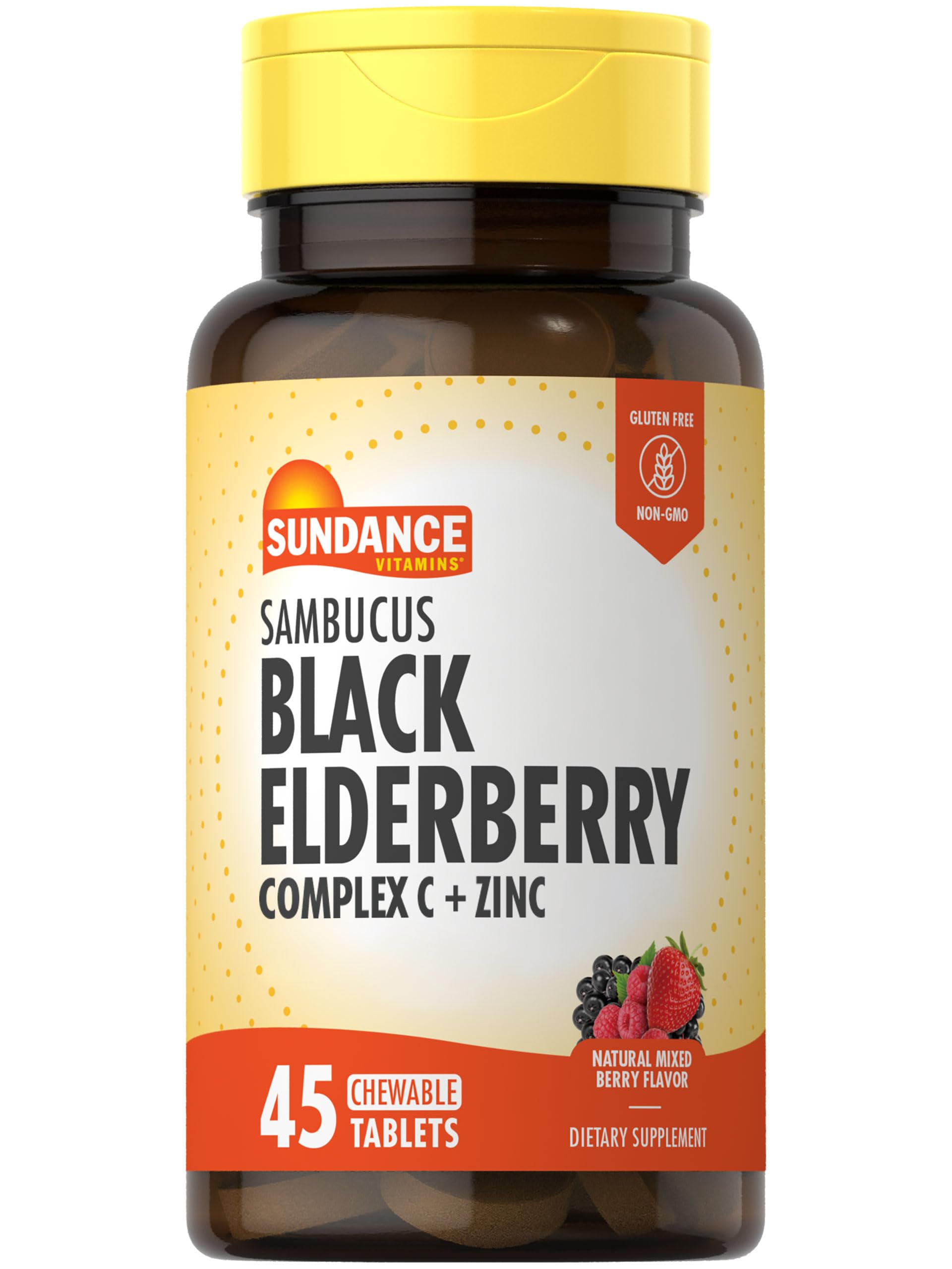 Sundance Sambucus Black Elderberry Complex | with Vitamin C and Zinc