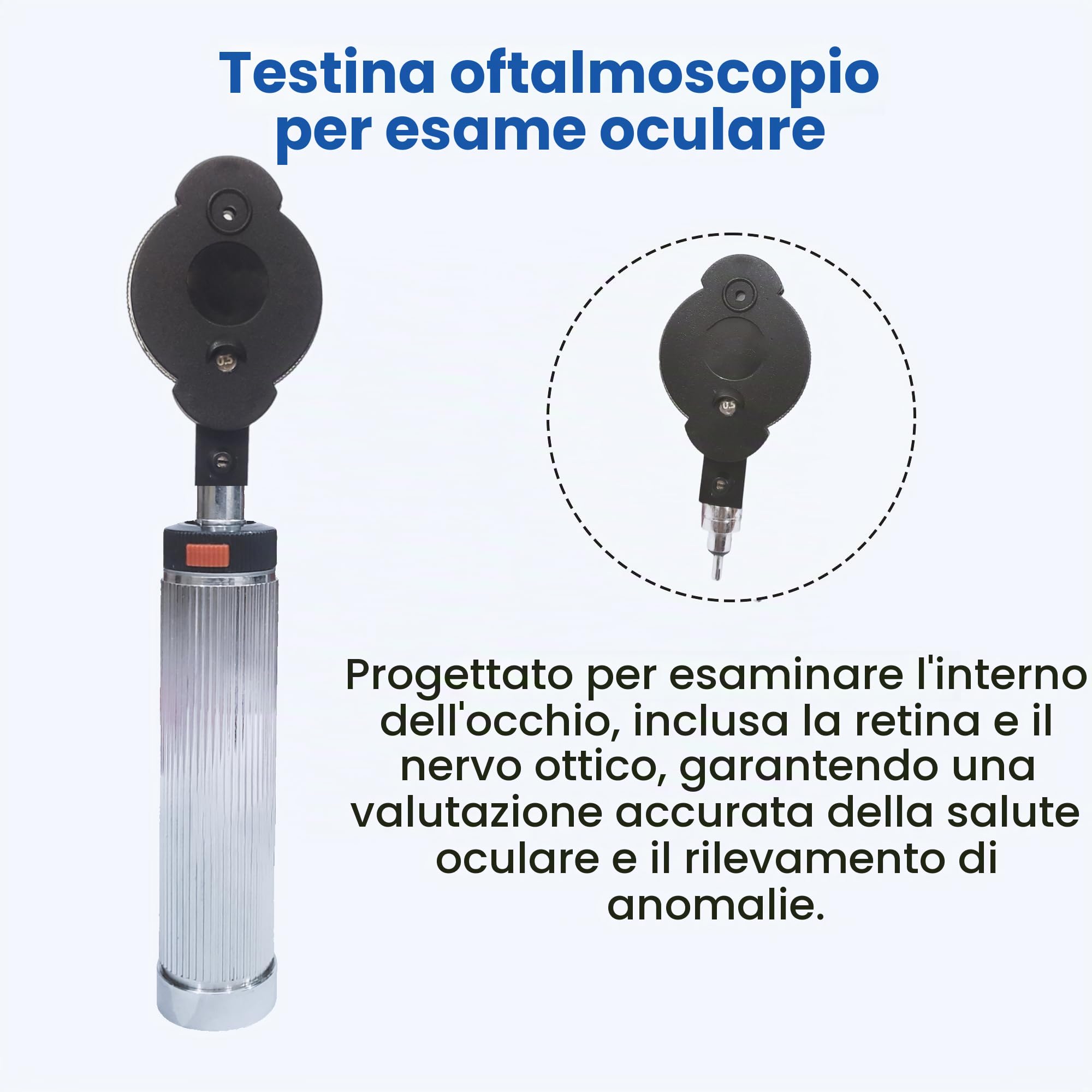 Kit diagnostico dell'oftalmoscopio dell'otoscopio dell'otoscopio stabilito veterinario di NJ