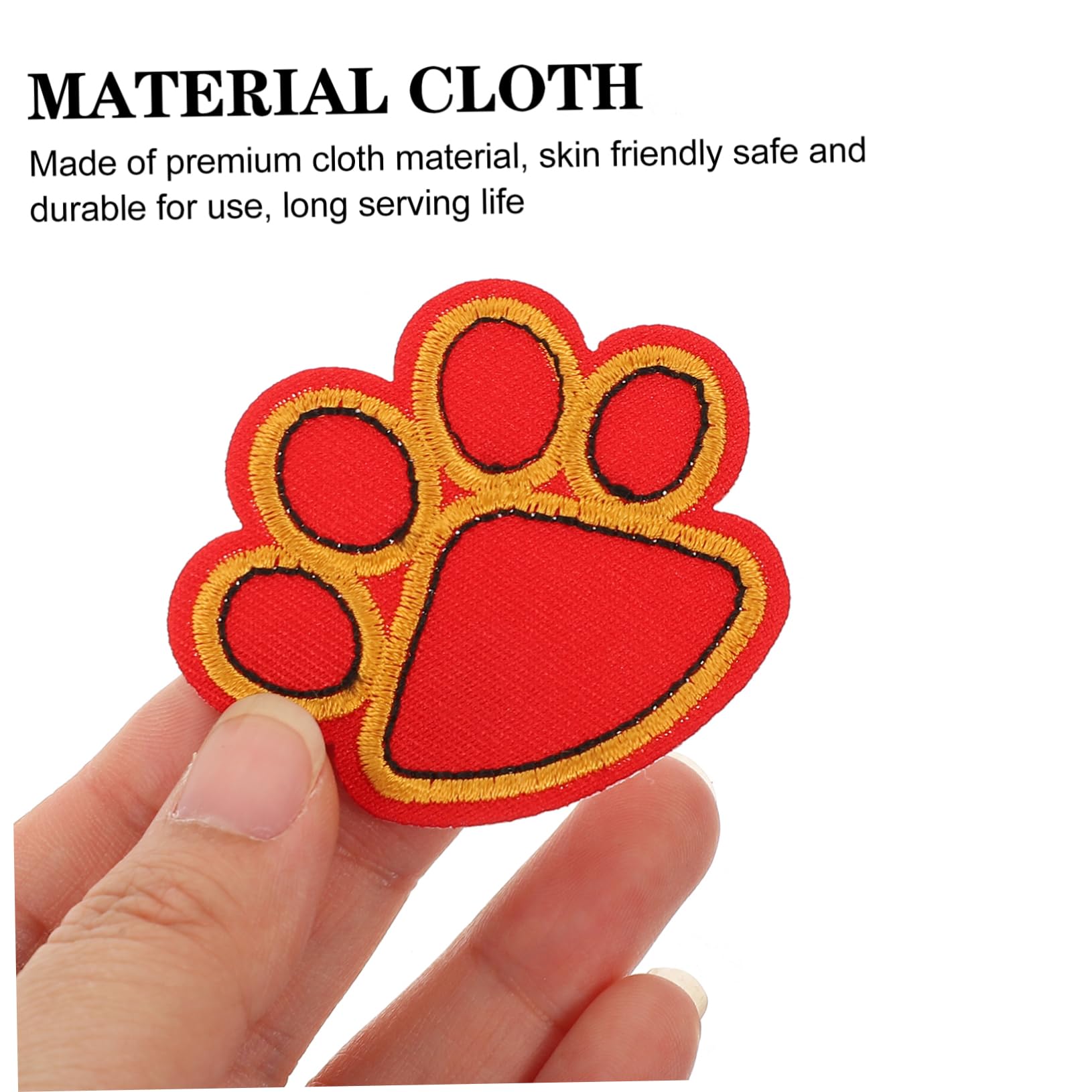STOBOK 40pezzi Toppe Per Cucire Forma Di Zampa Di Cane Patches Ricamati Per Decorazioni Abbigliamento Artigianato Adatti Per Maglioni Cuscini Shirt
