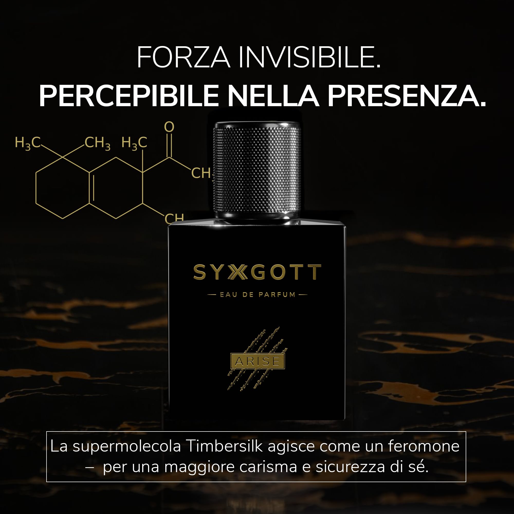 SYXGOTT ARISE Profumo da uomo con olio di feromoni | Eau de Parfum per uomini | Campioncino incluso | fresco e fruttato | Fragranza estiva durevole ideale per tutti i giorni