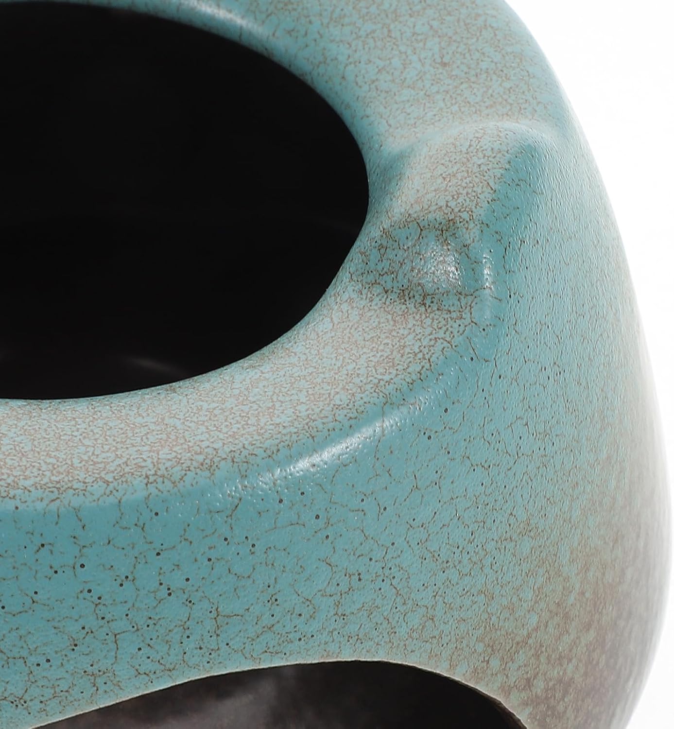 Ceramic Teapot Warmer Base with Tea Light Holder Green Glaze Heating Stand for Teapot Candle Warmer Suitable for Home and Restaurant Tea Brewing