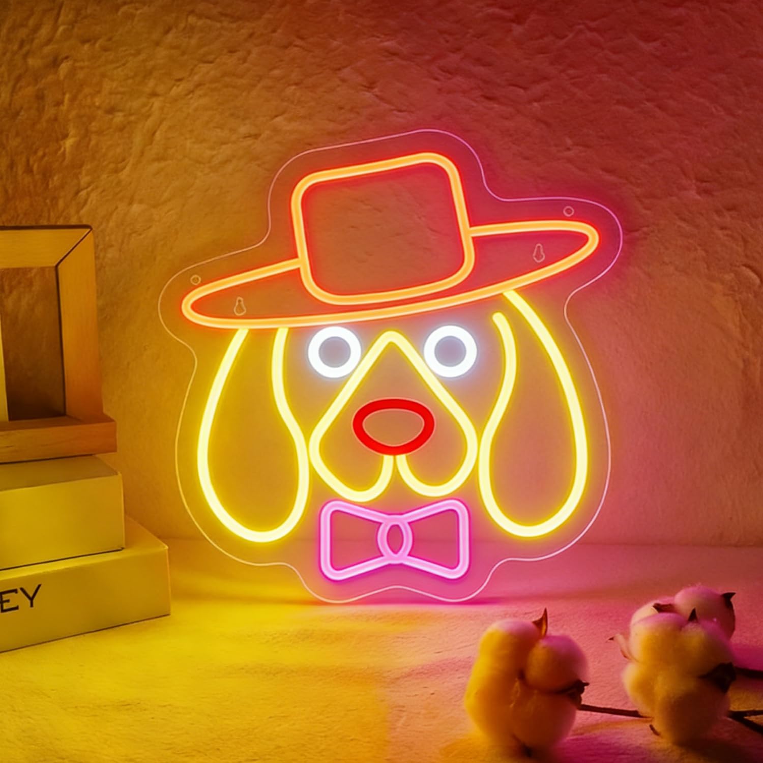 FANSIR Nachttischlampe mit Holzsockel, 9-Stufig Dimmbare Nac