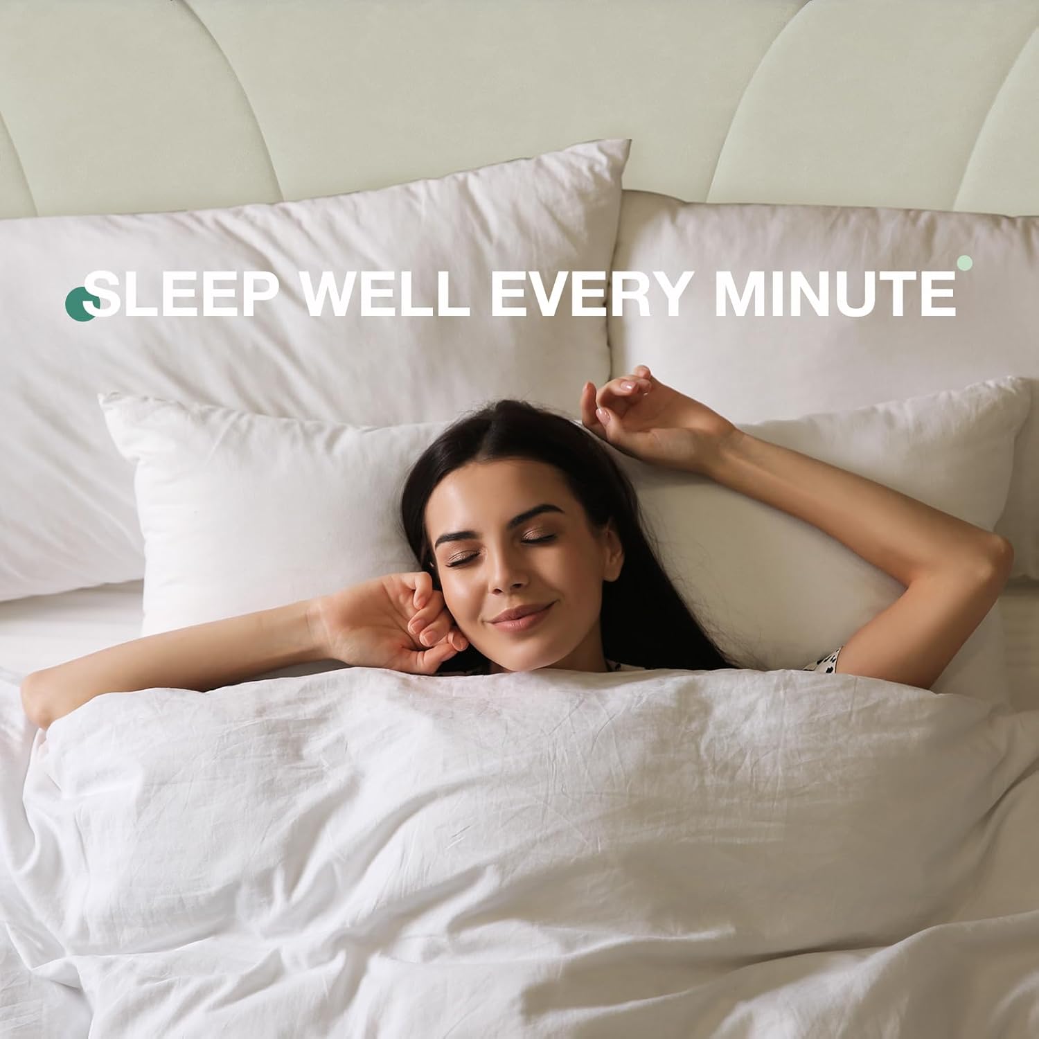 Diagram showing Novilla King Bed Frame dimensions and components