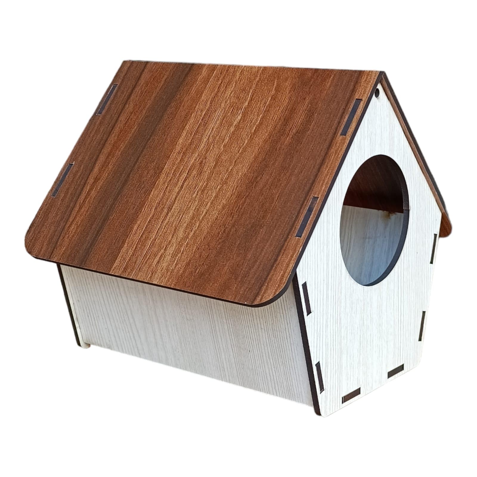 Taptric Bird House for Balcony and Garden Hanging for Sparrow, Hummingbird, Kingfisher Bird Nest for Balcony Made with Water Resistant Wooden MDF Sheet with Hanging and Wall Patch (Wooden) (B09VP1NHLY) Amazon Price History, Amazon Price Tracker