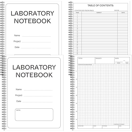 Carbonless Lab Notebook 8.5 x 11