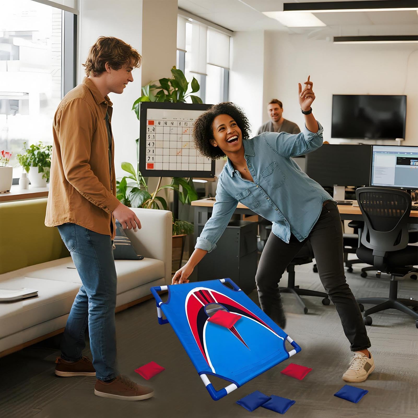 Bean Bag Toss-Spiel für Erwachsene Interaktiv, faltbar und wetterfest