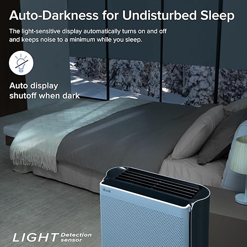 Miniatura 9 de LEVOIT EverestAir - Purificadores de aire para habitación grande del hogar con filtro lavable, monitor de calidad del aire de 3 canales, WiFi