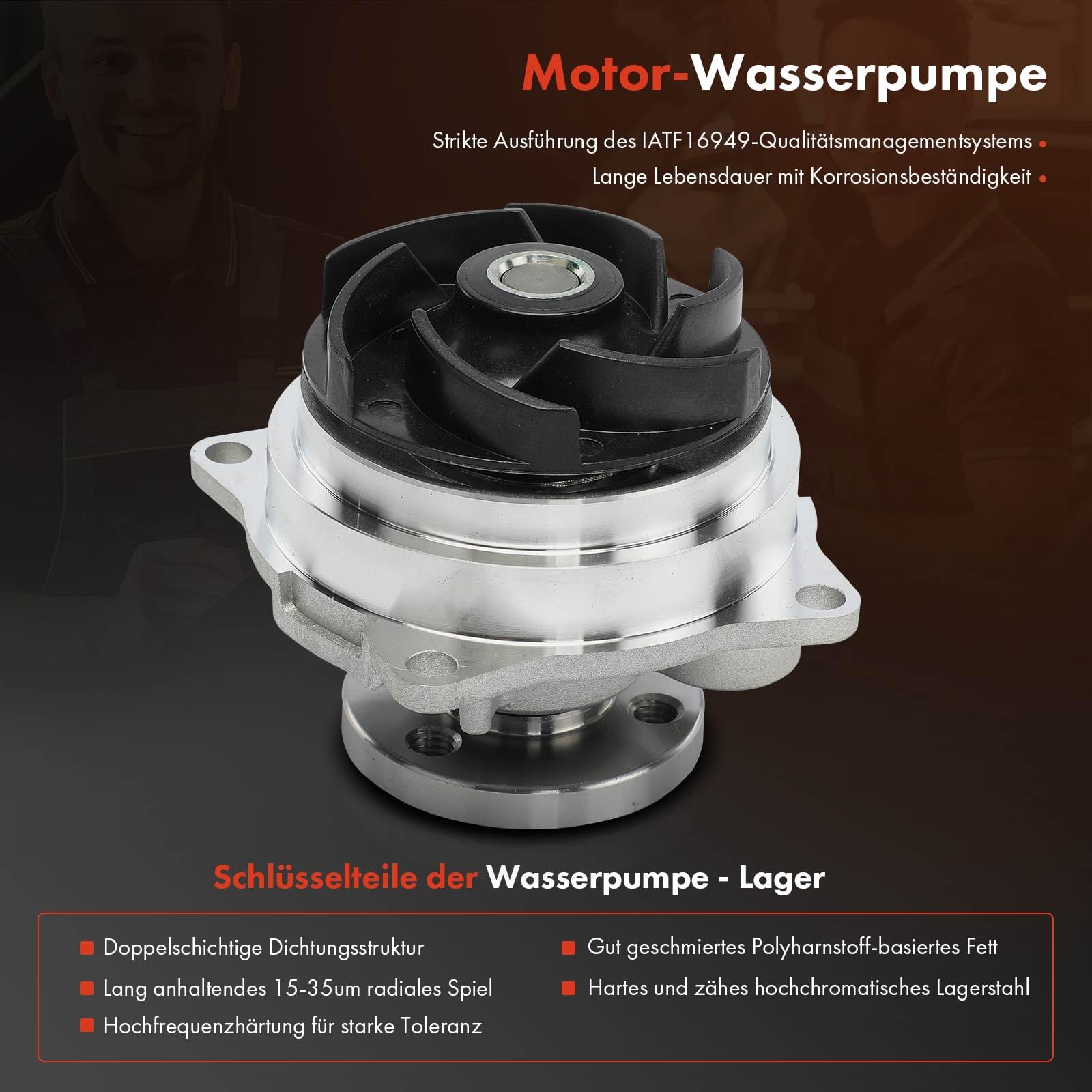 Frankberg Zahnriemensatz mit Wasserpumpe Benzin