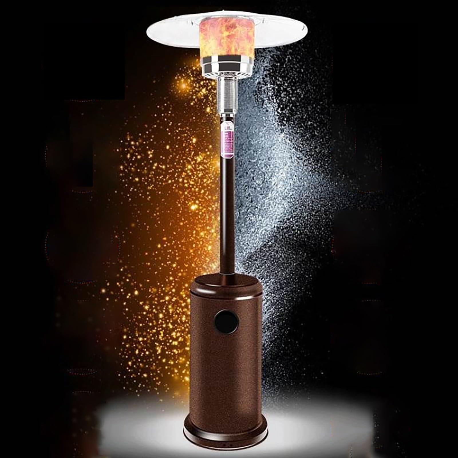 Portable Heater for Outdoor Use Outdoor Heaters for Covered Patio Umbrella Patio Heater Auto Shut Off & Tip-Over Protection Umbrella Style Gas Outdoor Heater for Deck or Patio : Patio, Lawn
