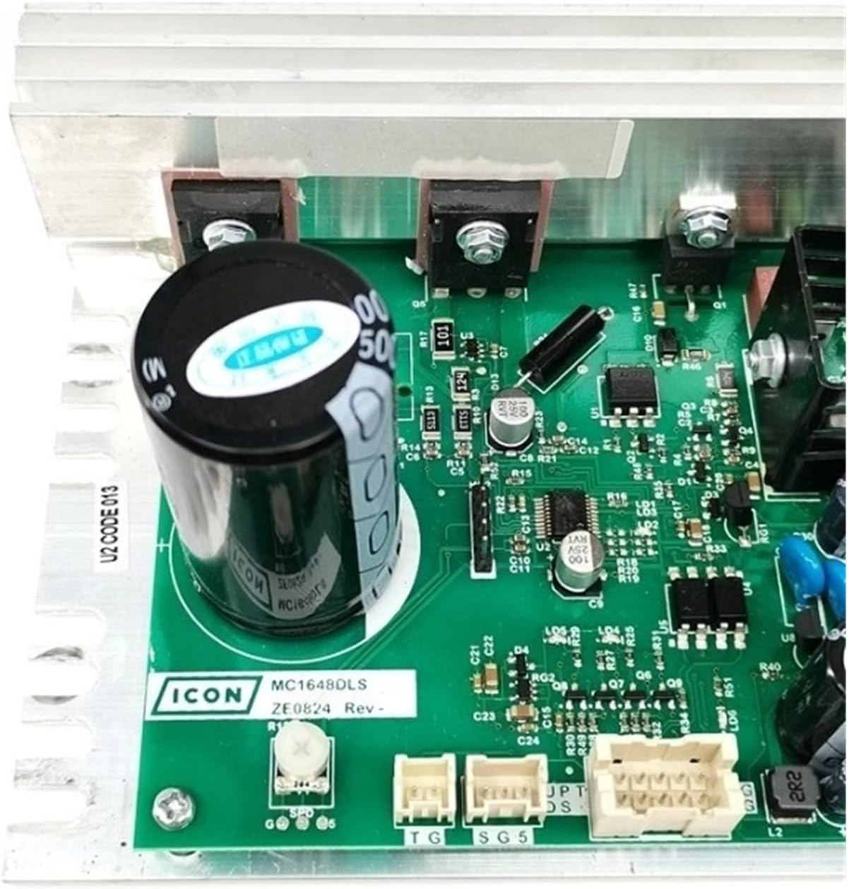 MC1648DLS ZE0824 REV Treadmill Controller EW-MC1648DLS-JST .Compatible for ICON PROFORM Nordic Track. Circuit Control Board U2CODE013(110-120V)
