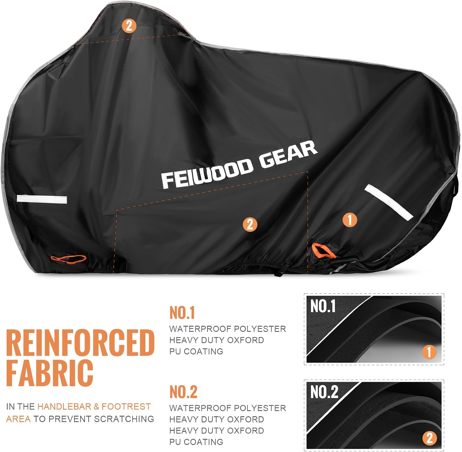 Bike Cover for Transport 2 Bikes on Rack image 2