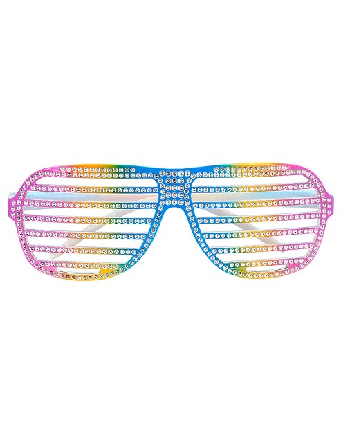 Foto 3 de 4 de Gafas con rayas arco iris para adultos