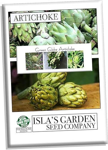Miniatura 6 de Semillas de alcachofa Green Globe para plantar, más de 50 semillas de reliquia por paquete, semillas de jardín de Isla (semillas de jardín de Isla),