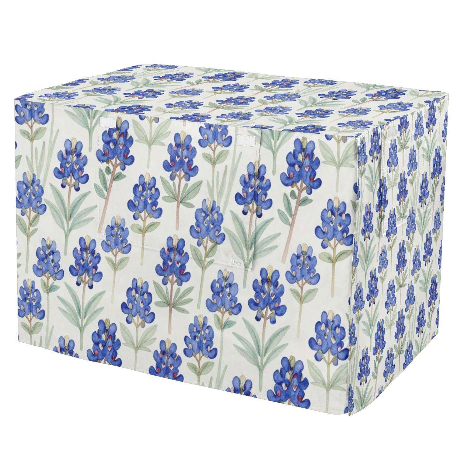 Housse de cage pour chien pour un salon élégant au motif floral