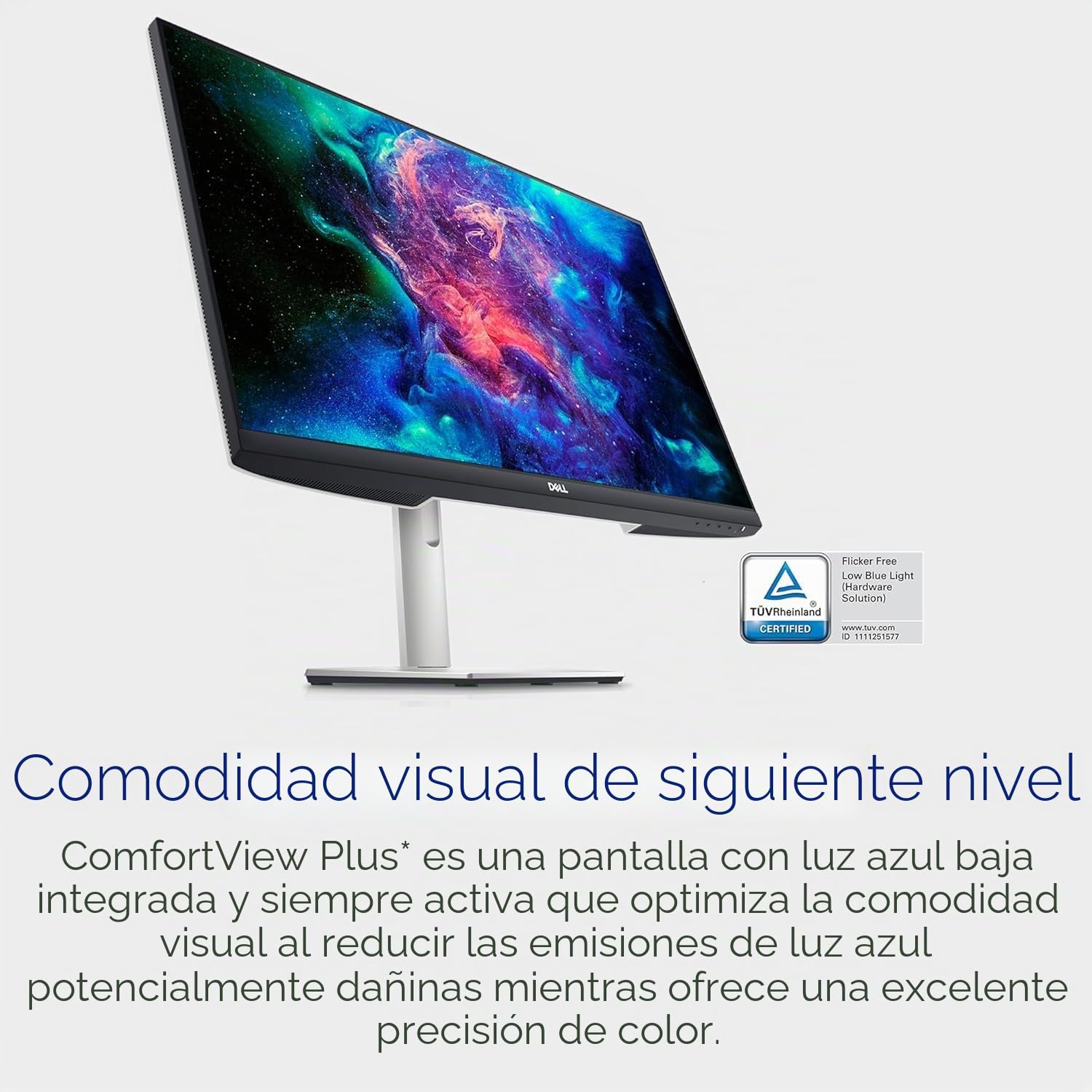 Monitor Dell S2721QS 4K UHD de 27 pulgadas (3840 x 2160, 60Hz, IPS