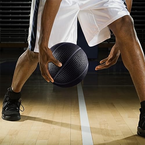 Miniatura 4 de Baloncesto sin aire impreso en 3D, no necesita bomba, ultra silencioso y de alto rebote, tamaño oficial 7 para uso en interiores y exteriores