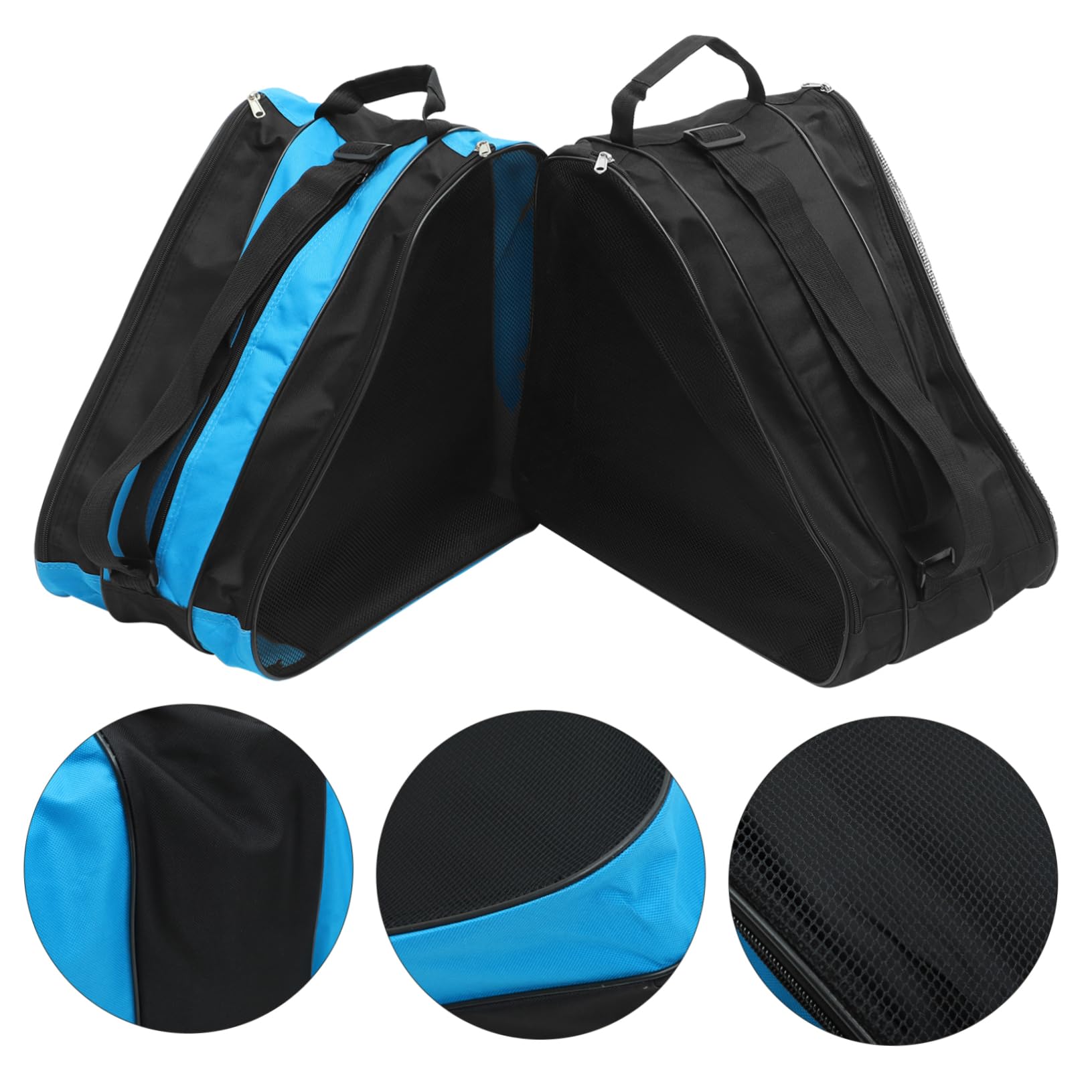Borsa per Pattini da Ghiaccio e Roller Oxford 2 Cerniera per Trasporto e All'aperto Design Semplice e Resistente