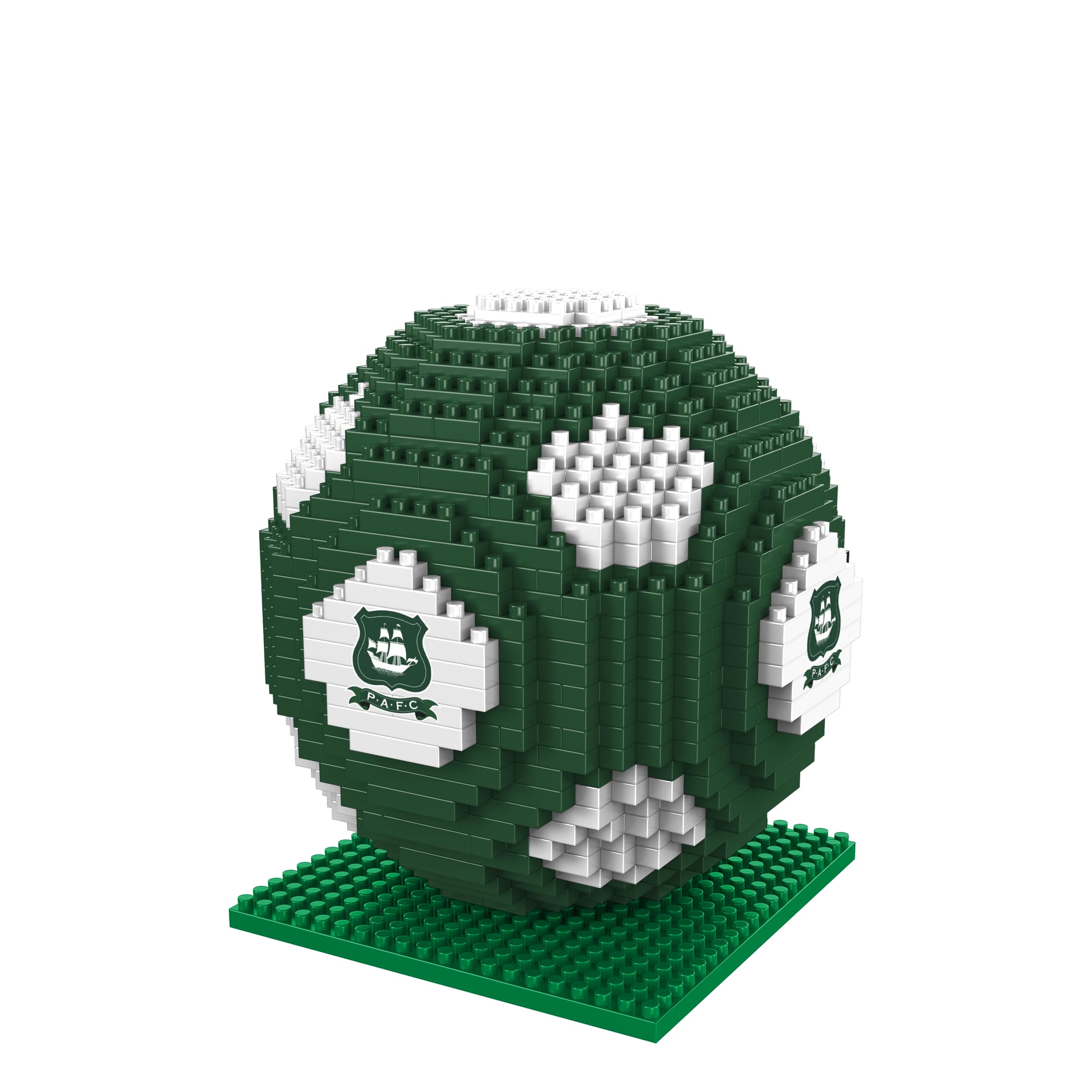 FOCO Officially Licensed Plymouth Argyle FC BRXLZ 3D Bricks Football Construction Toy Model