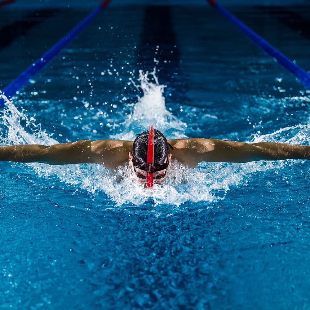 ZIONOR T1 Unisex Snorkeling per Nuoto Nuotatore Formazione Immersioni Snorkeling Comodo boccaglio valvola di spurgo unidirezionale