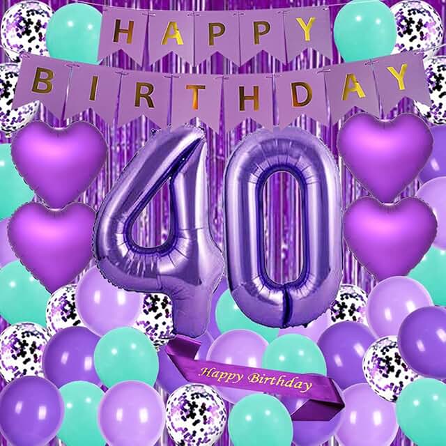 40th anniversary decorations