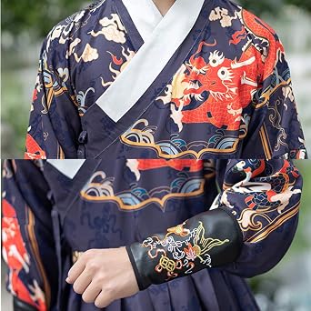 Men's Chinese Style Costume Traditional Ethnic Clothes Dress Ancient Cosplay Outfits