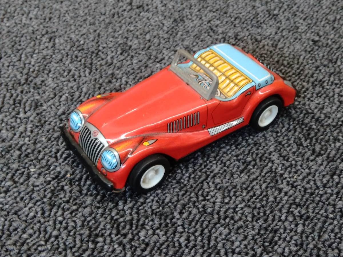 Amazon | 鴨085 三幸製作所 OLD SPORT CAR MG ブリキ スポーツカー