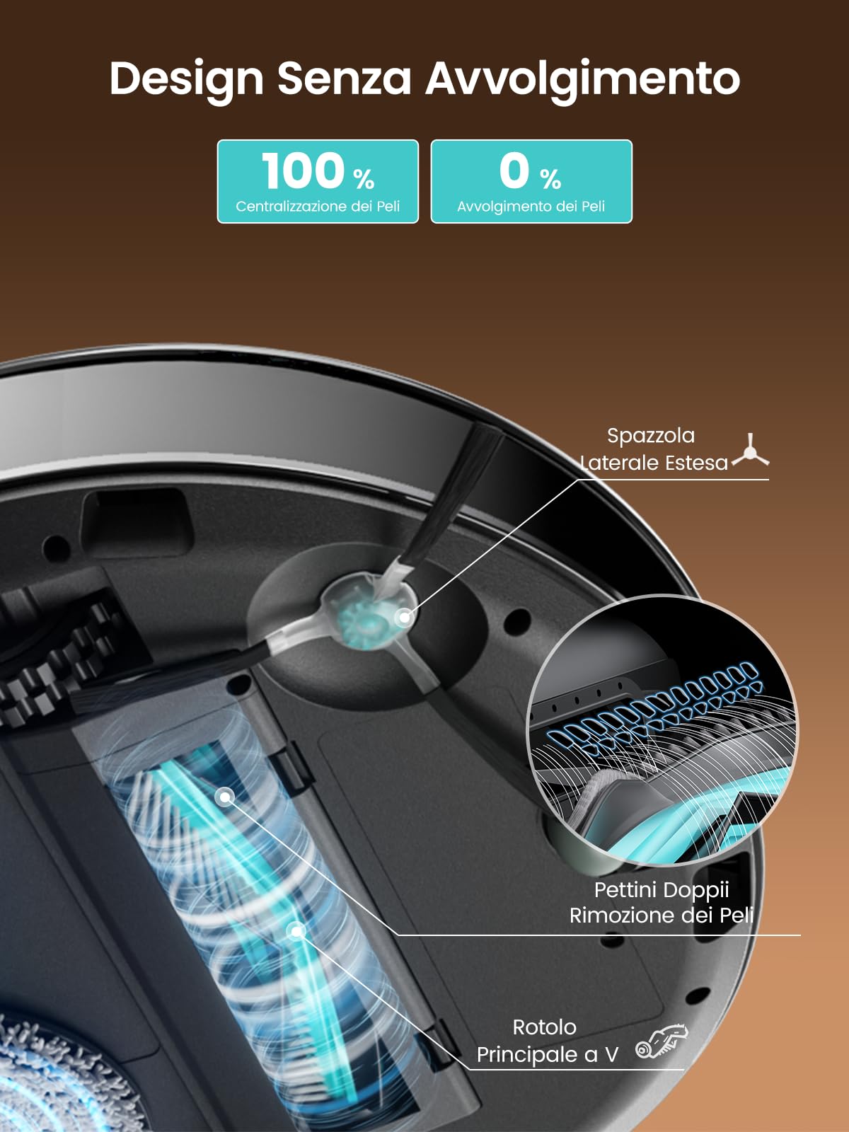 Lefant M3Max Robot Aspirapolvere Lavapavimenti con Mappatura, 20000Pa, Stazione All-in-One, Navigazione dToF, Ostacoli PSD, 3.2L Autosvuotamento, Lavaggio Mop 45°C, Asciugatura, WiFi 2.4G/5G/Alexa/APP
