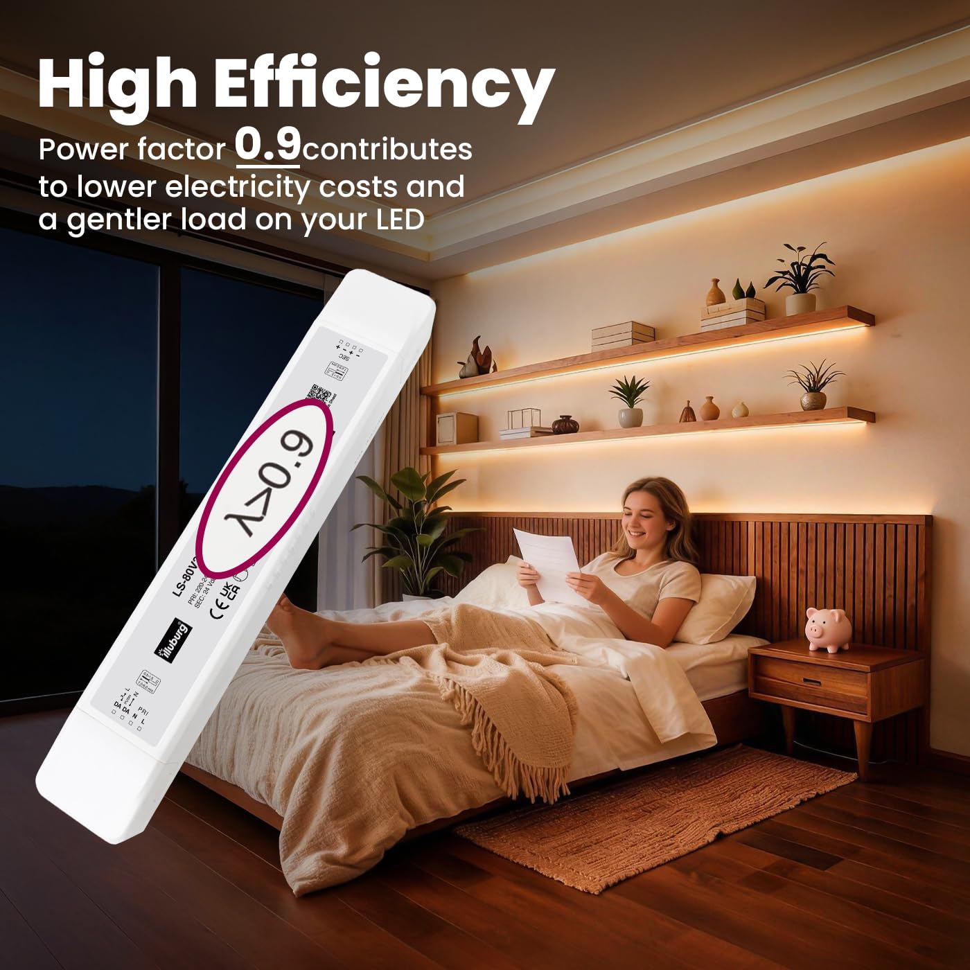 LED Treiber 24V 80W DALI Push Taster Dimmbar Flackerfrei für LED Streifen Trafo Transformator Netzteil Vorschaltgerät Driver