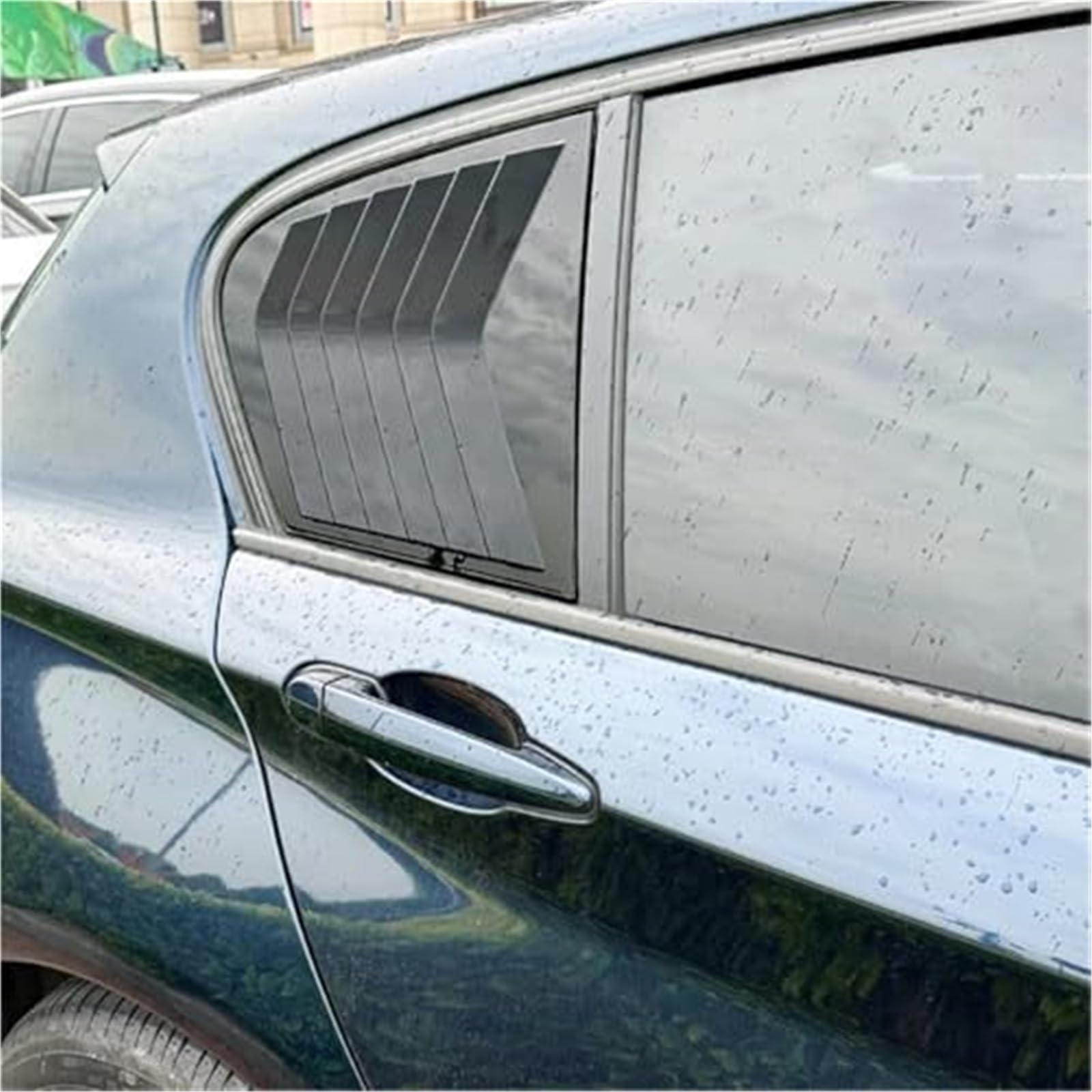 Protector de Cristal Trasero Cubierta de Sombra para Ventana Trasera, para F20 F21 118I 120I 125I M135i Hatchback 2011-2021(Black Glossy Black)