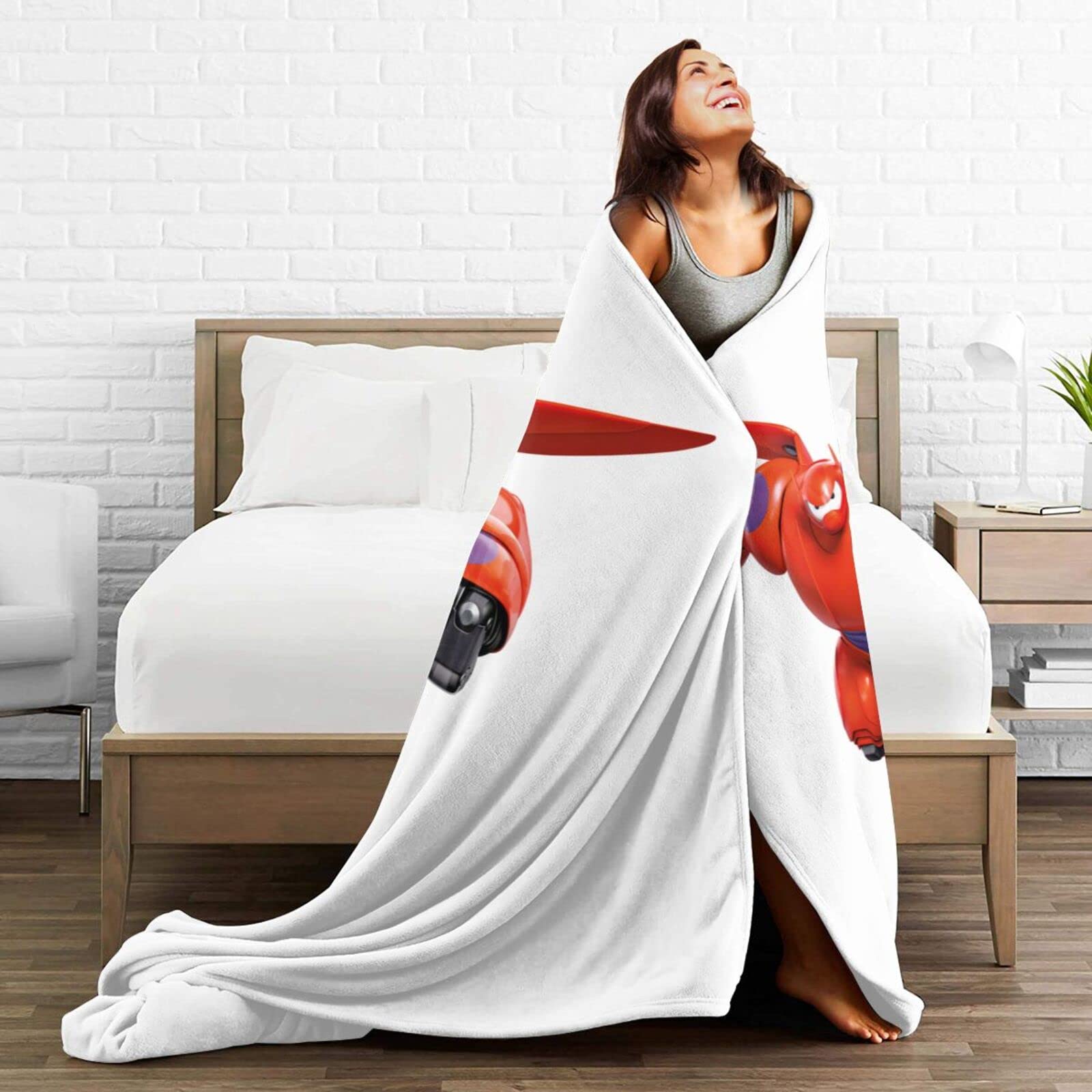 Amazon｜毛布 シングル ベイマックス ブランケット 150cm*125cm