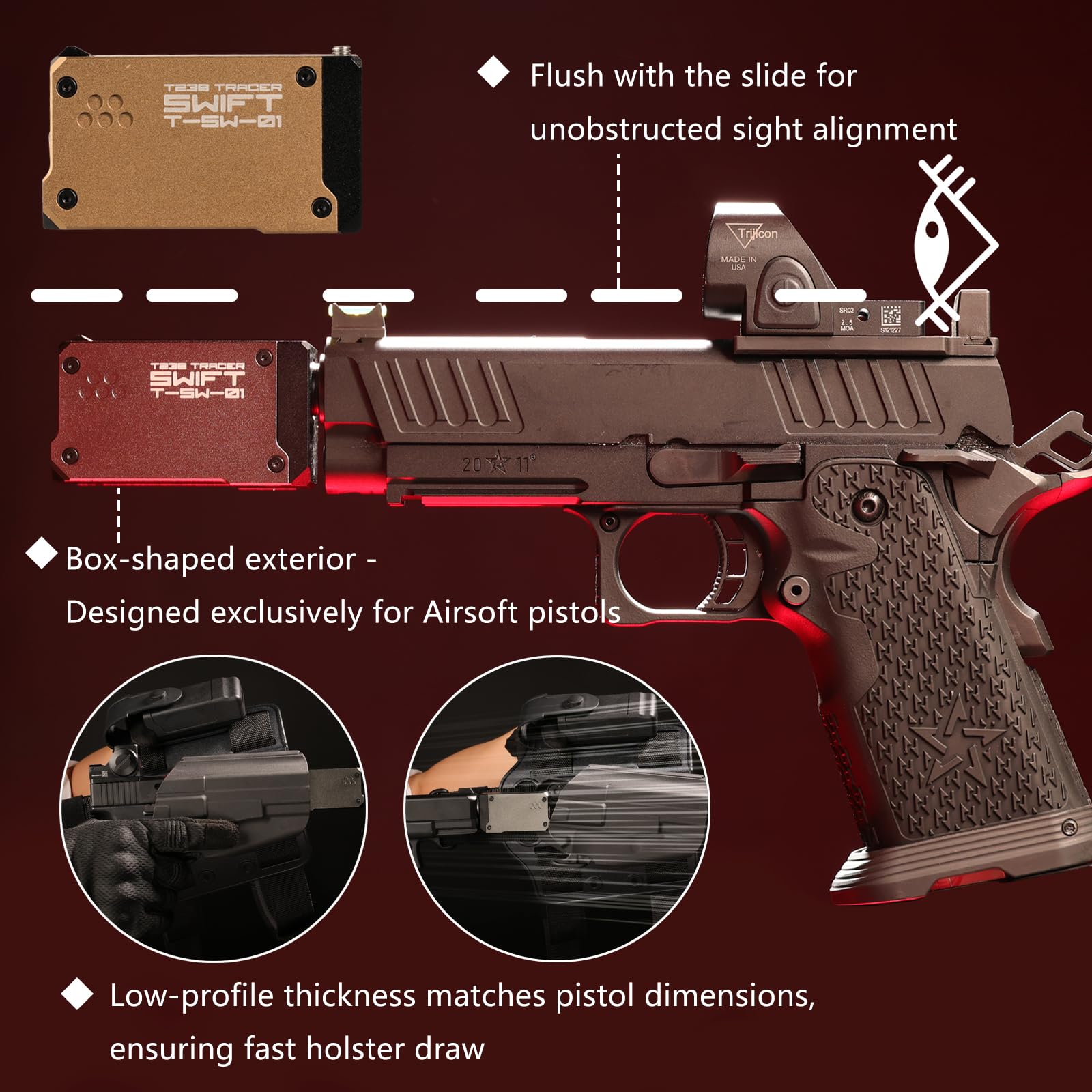 Amazon.com : T238-Swift Tracer Unit,Airsoft Spitfire Tactical